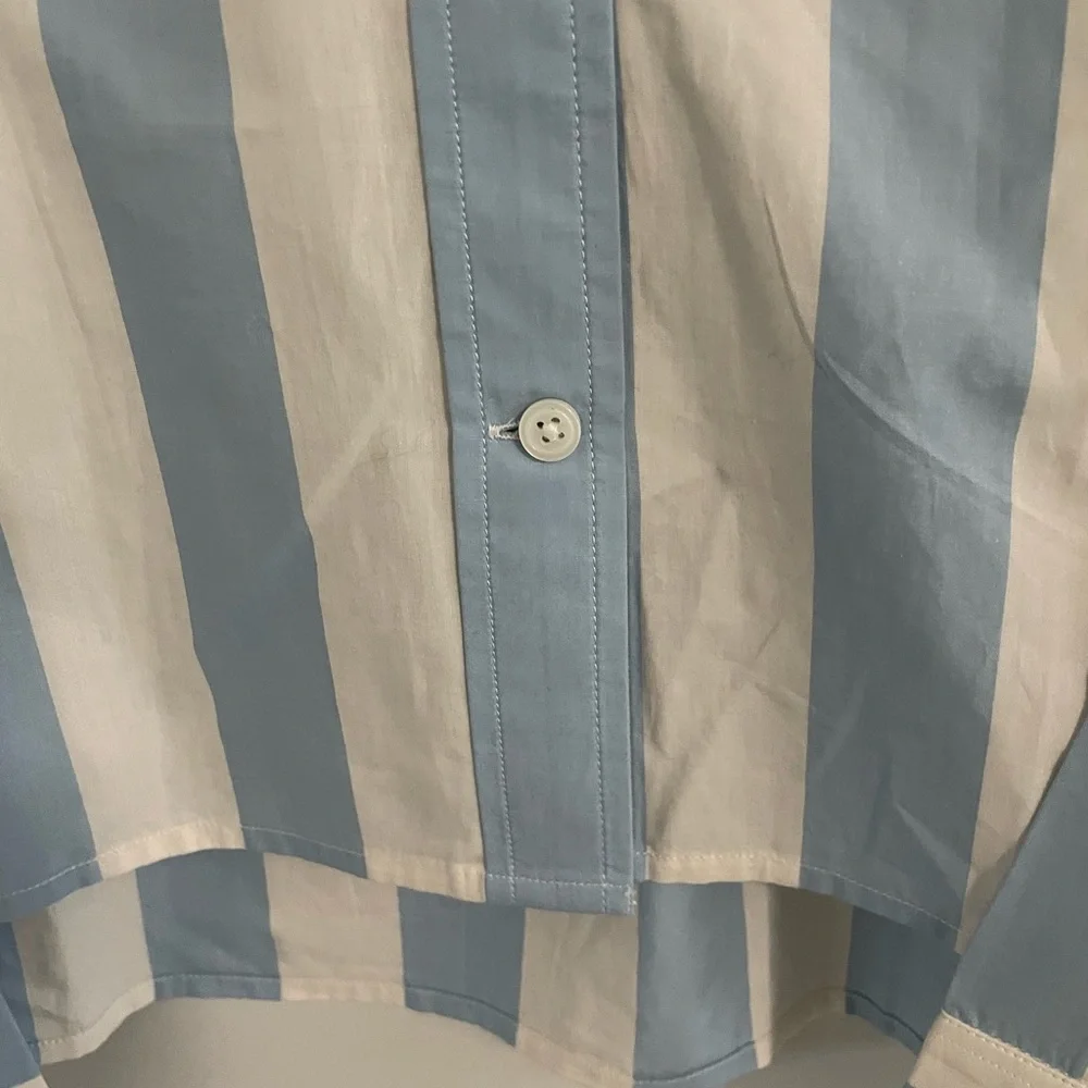 J.Crew Relaxed-fit cropped shirt in Barlow stripe - Picture 8 of 10